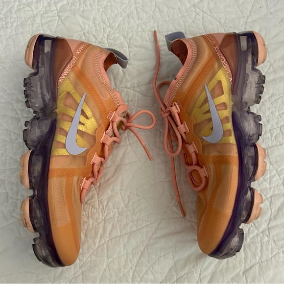 Nike Air VaporMax 219 Bleached Coral Sneakers AR6632-603 - Picture 8 of 11